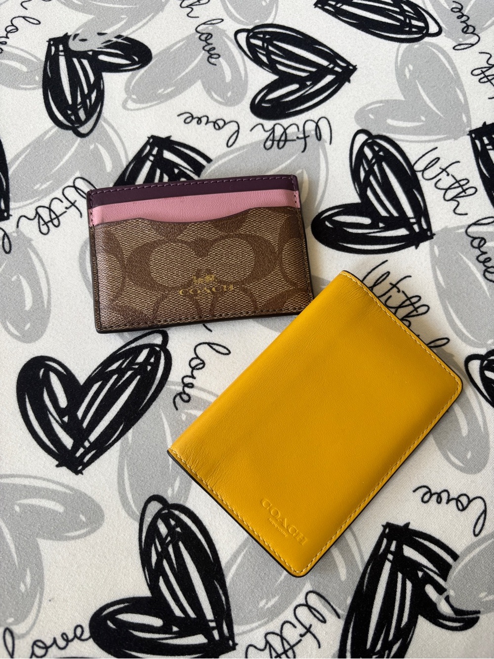 COACH card holders bundle